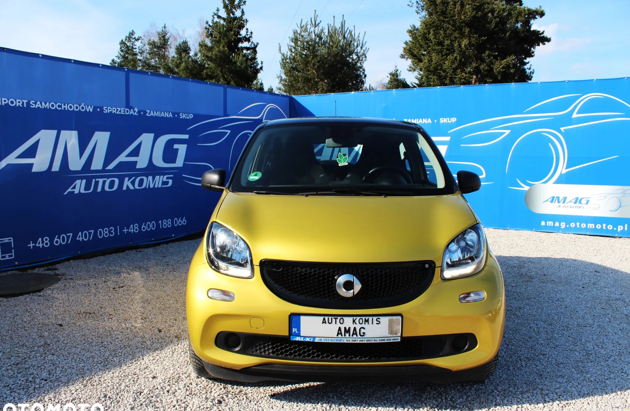 Smart Forfour cena 37900 przebieg: 112000, rok produkcji 2019 z Kleczew małe 352